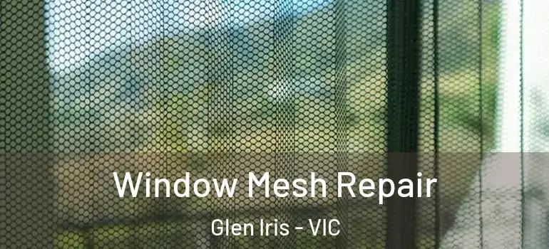  Window Mesh Repair Glen Iris - VIC