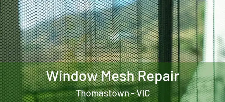 Window Mesh Repair Thomastown - VIC