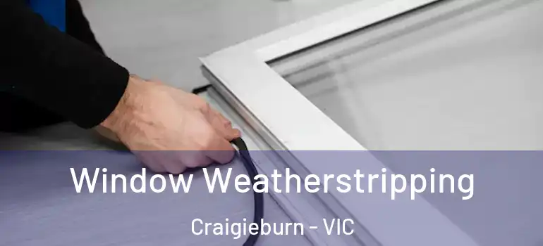 Window Weatherstripping Craigieburn - VIC