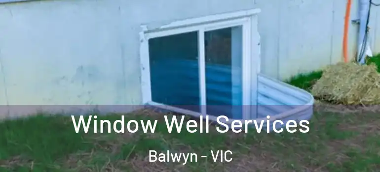 Window Well Services Balwyn - VIC