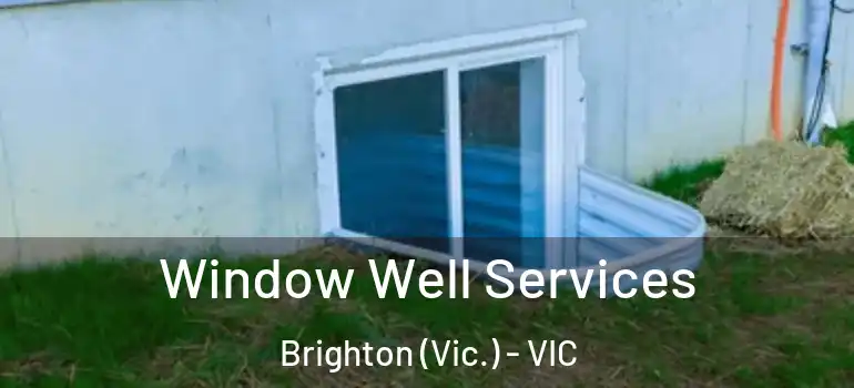 Window Well Services Brighton (Vic.) - VIC
