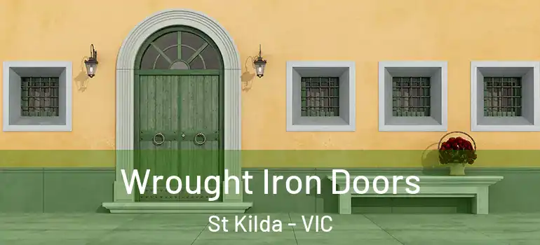 Wrought Iron Doors St Kilda - VIC